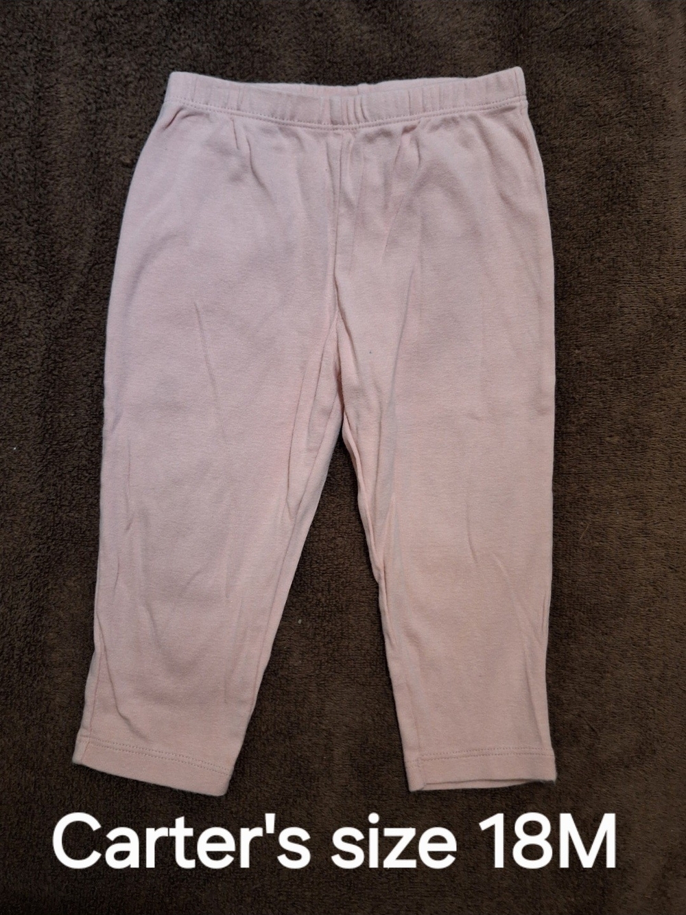 Carter's Light Pink Cotton Pants
